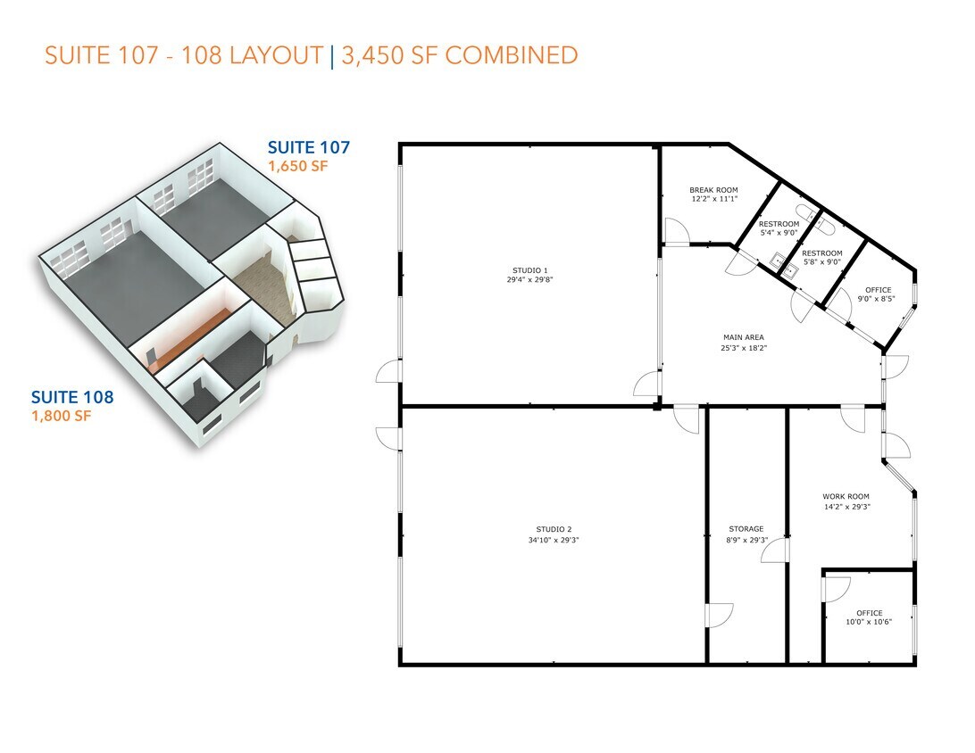 7751 Kingspointe Pky, Orlando, FL for lease Floor Plan- Image 1 of 1