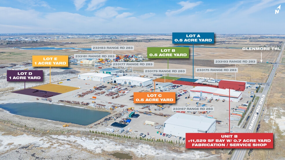 233175 Range Rd, Rocky View No 44, AB for sale - Aerial - Image 1 of 1