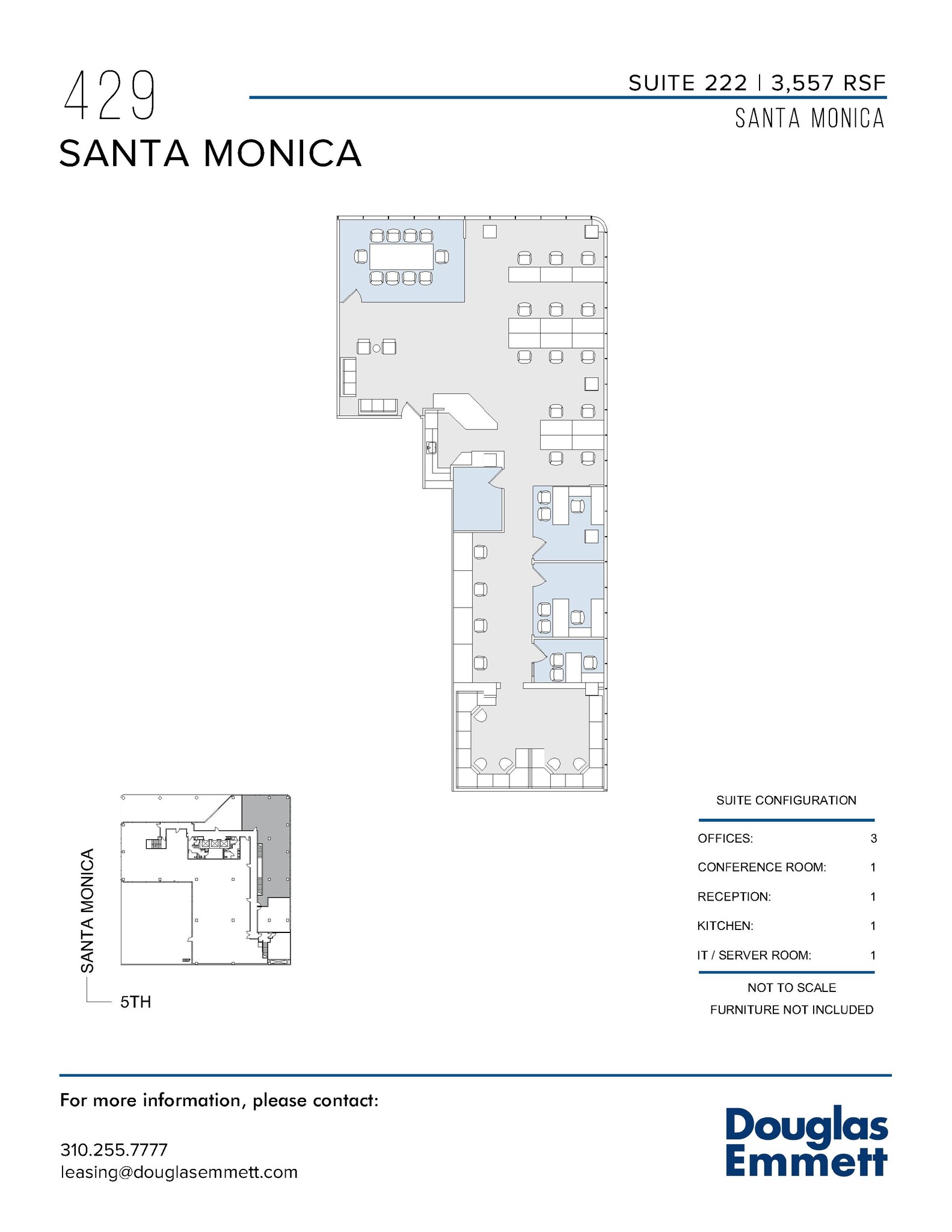 429 Santa Monica Blvd, Santa Monica, CA for lease Floor Plan- Image 1 of 1