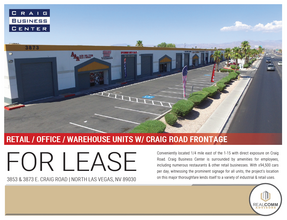 3853 E Craig Rd, North Las Vegas, NV for lease Building Photo- Image 1 of 5