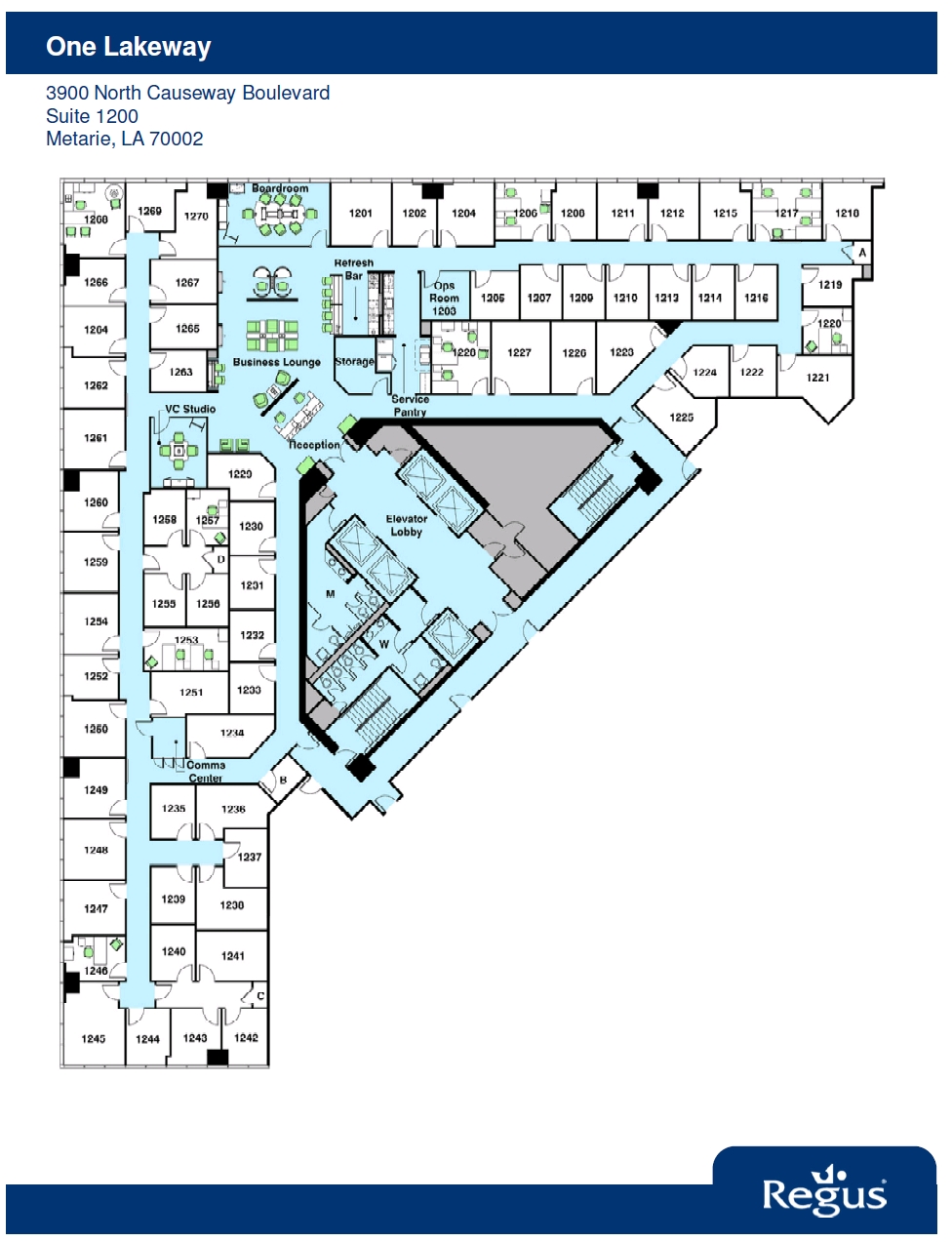 3900 N Causeway Blvd, Metairie, LA for lease Floor Plan- Image 1 of 1