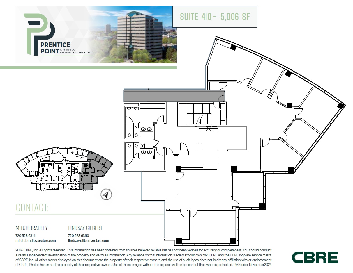 5299 Dtc Blvd, Greenwood Village, CO for lease Floor Plan- Image 1 of 1