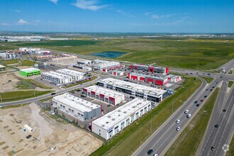 10960 42 St NE, Calgary, AB - AERIAL map view