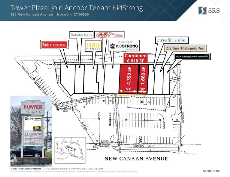 120 New Canaan Ave, Norwalk, CT for lease - Site Plan - Image 3 of 4