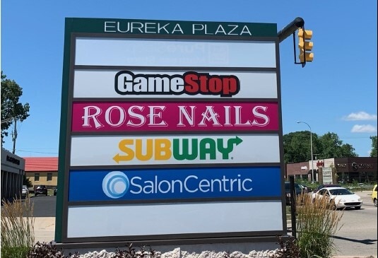 23269-23455 Eureka Rd, Taylor, MI for lease - Pylon Photo - Image 3 of 5