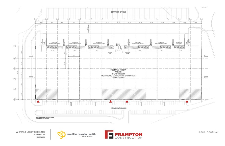 8800 Whitepine Rd, Chesterfield, VA for lease - Floor Plan - Image 2 of 5