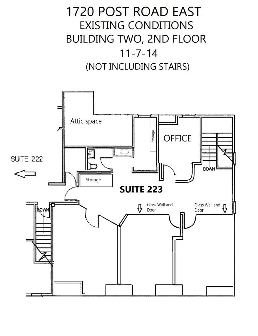 1720 Post Rd E, Westport, CT for lease Floor Plan- Image 1 of 5