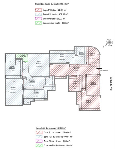 Retail in Paris for lease - Floor Plan - Image 2 of 9