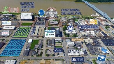 500 W 2nd St, Owensboro, KY - AERIAL  map view