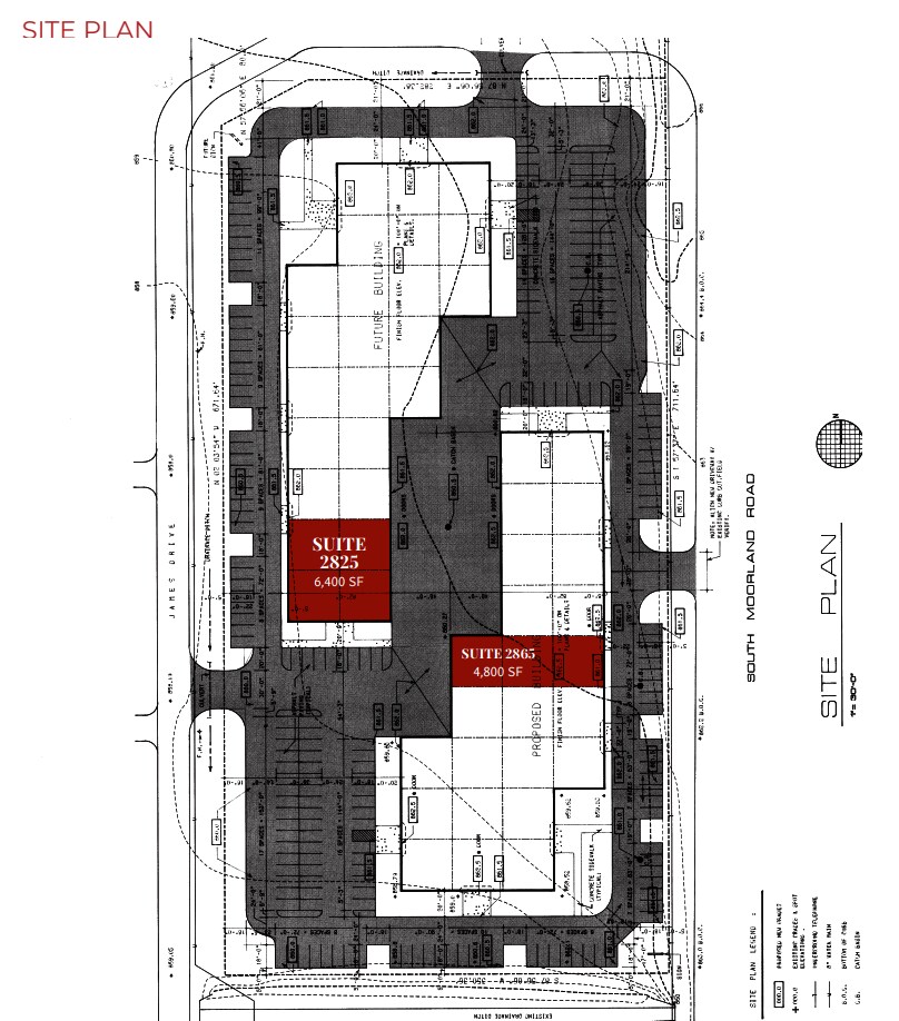2801-2827 S Moorland Rd, New Berlin, WI for lease Site Plan- Image 1 of 1