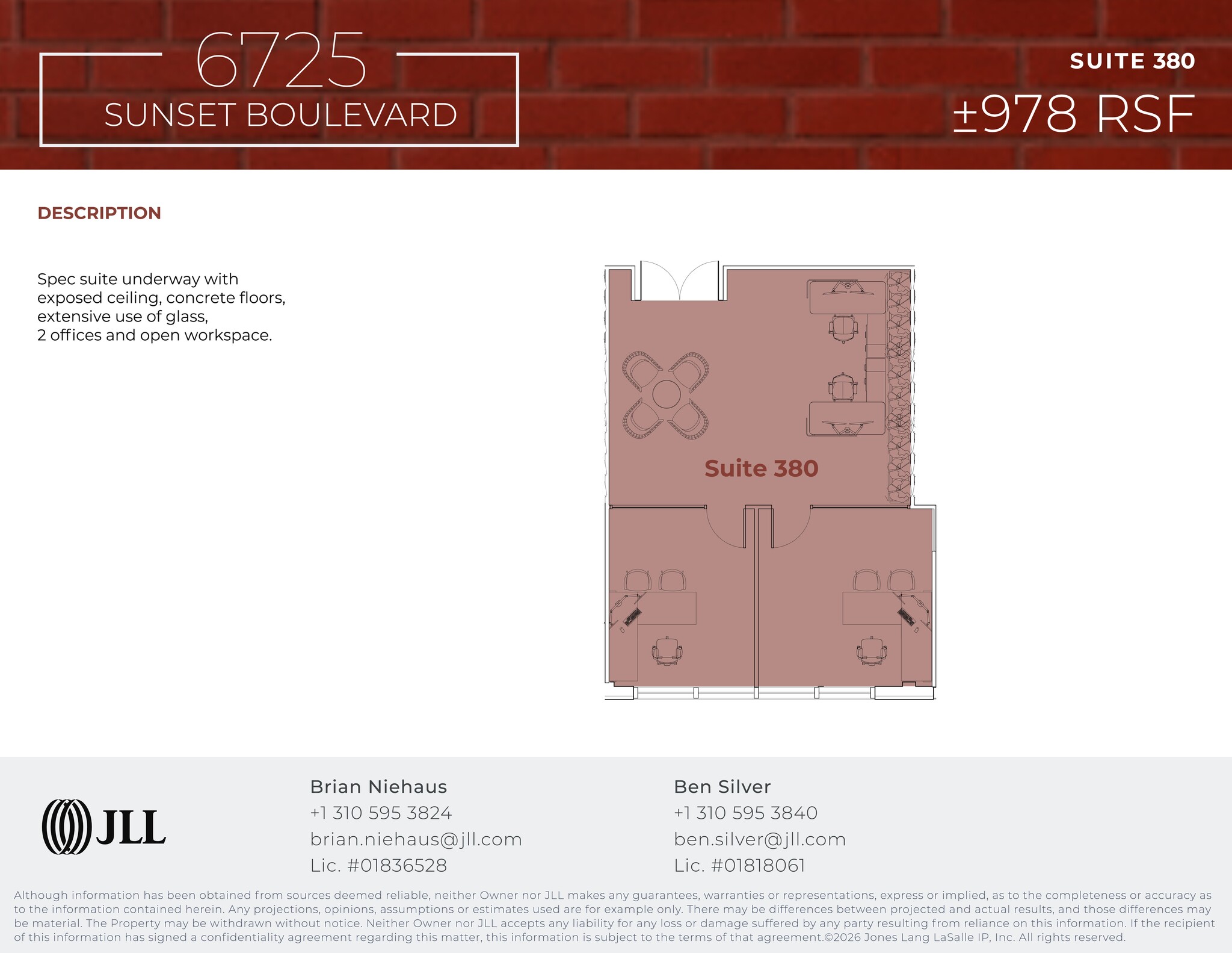 6725 W Sunset Blvd, Los Angeles, CA for lease Site Plan- Image 1 of 1