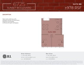 6725 W Sunset Blvd, Los Angeles, CA for lease Site Plan- Image 1 of 1