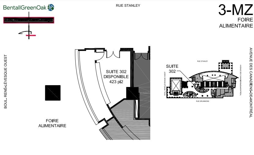 1250 Boul René-Lévesque O, Montréal, QC for lease Floor Plan- Image 1 of 1