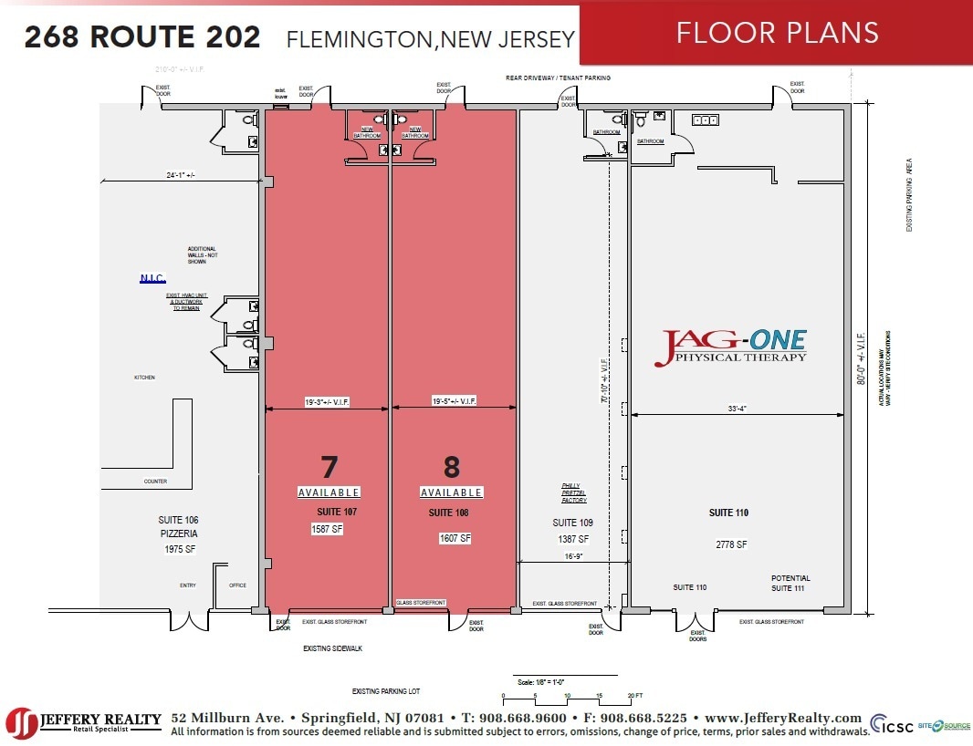 268 Route 202, Flemington, NJ for lease Floor Plan- Image 1 of 1