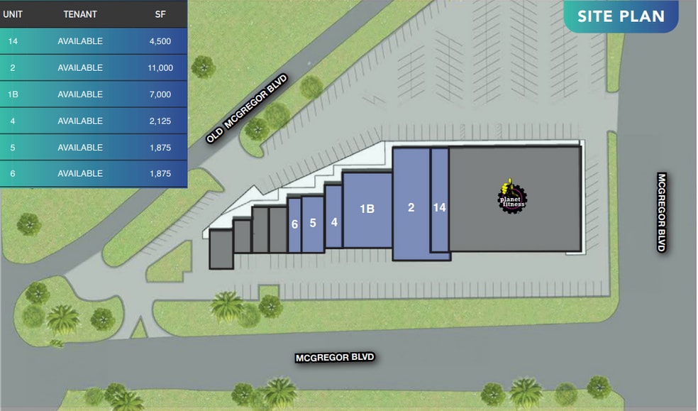 15501 Old McGregor Blvd, Fort Myers, FL for lease - Floor Plan - Image 2 of 2