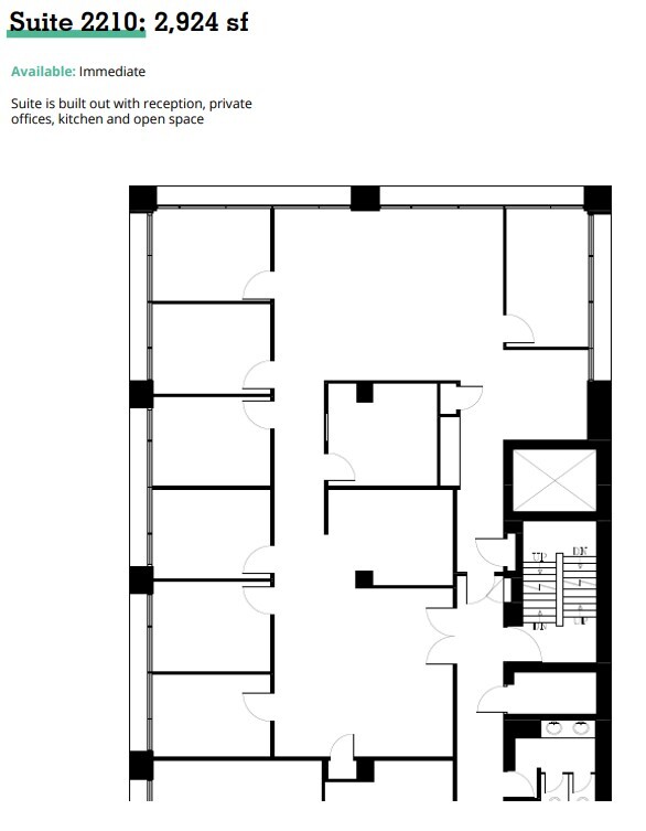 439 University Ave, Toronto, ON for lease Floor Plan- Image 1 of 1