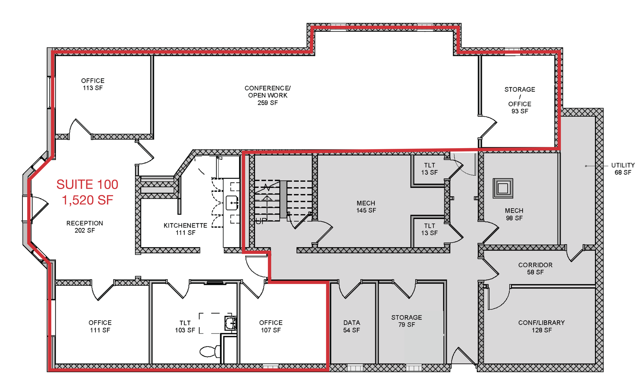 5760 N High St, Worthington, OH for lease Floor Plan- Image 1 of 1