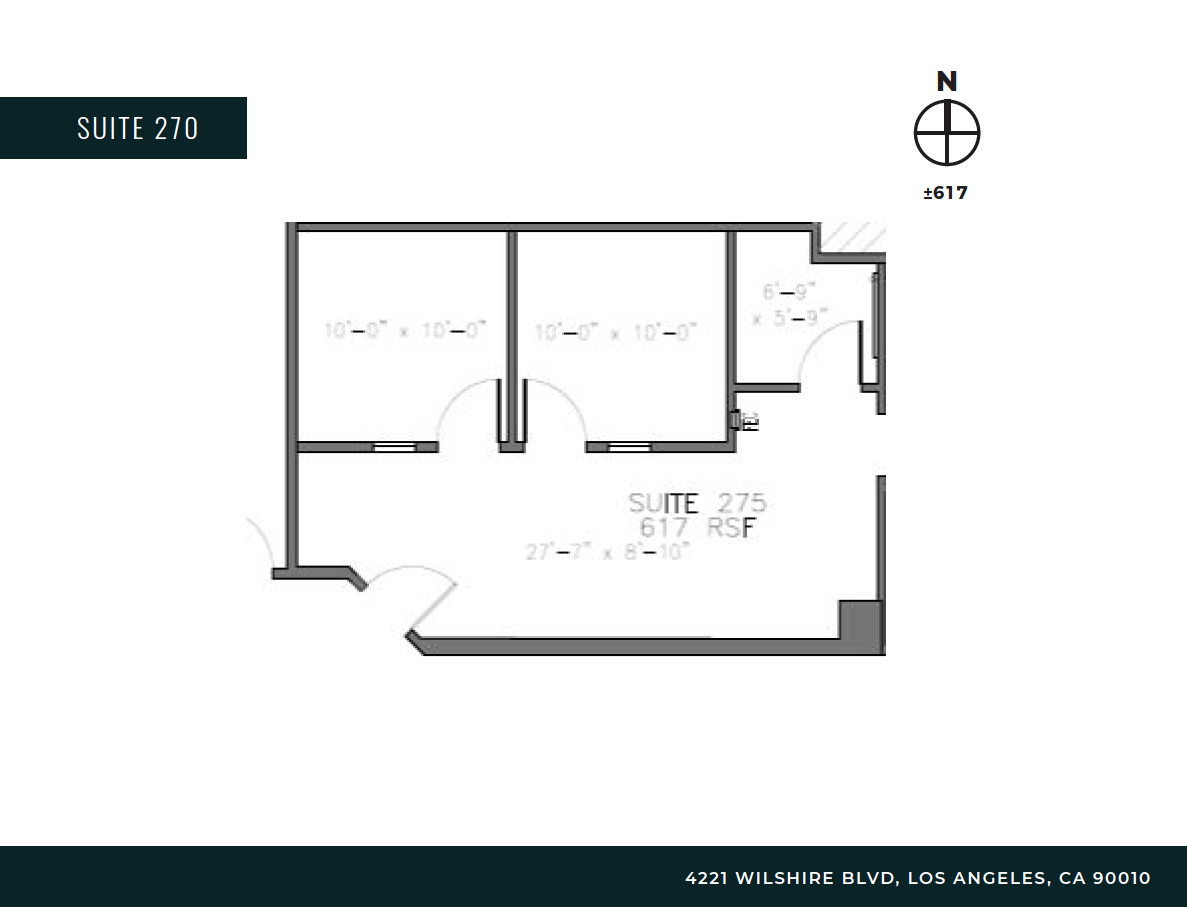 4221 Wilshire Blvd, Los Angeles, CA for lease Floor Plan- Image 1 of 4