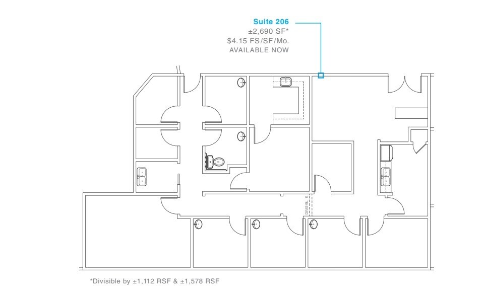 8939 Villa La Jolla Dr, La Jolla, CA for lease Floor Plan- Image 1 of 1