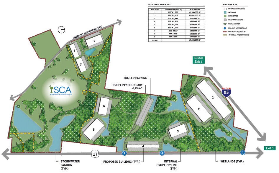 Unnamed Rd, Hardeeville, SC for lease - Site Plan - Image 2 of 2