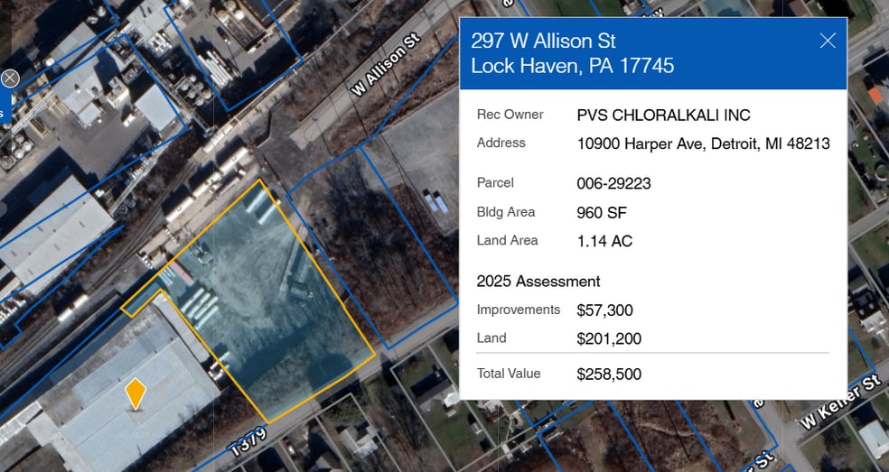 297 W Allison St, Lock Haven, PA for sale - Aerial - Image 2 of 2