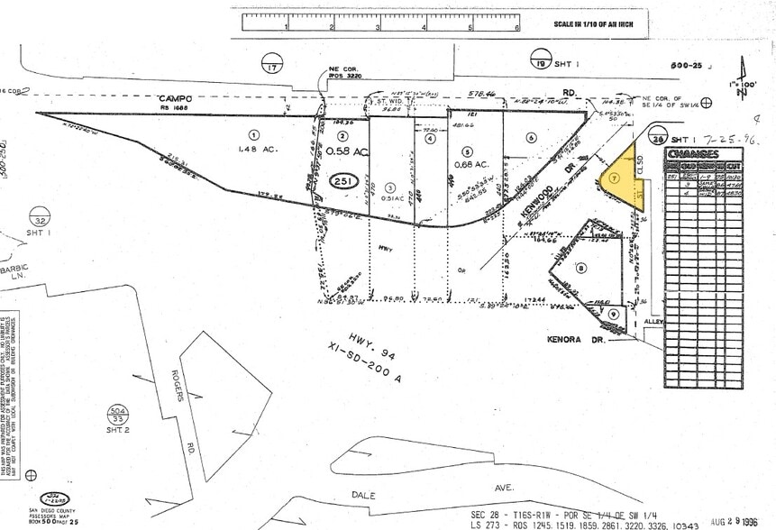 9549 Kenwood Dr, Spring Valley, CA for sale - Plat Map - Image 2 of 13