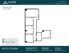 2211 Norfolk St, Houston, TX for lease Floor Plan- Image 1 of 1