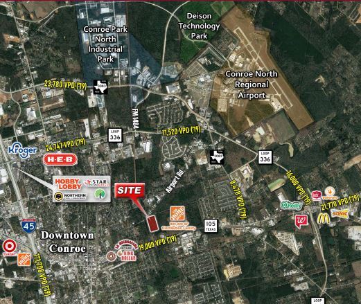 Airport Rd & FM 1314, Conroe, TX for sale - Aerial - Image 1 of 1