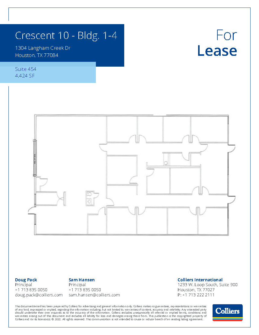 1304 Langham Creek Dr, Houston, TX for lease Floor Plan- Image 1 of 1