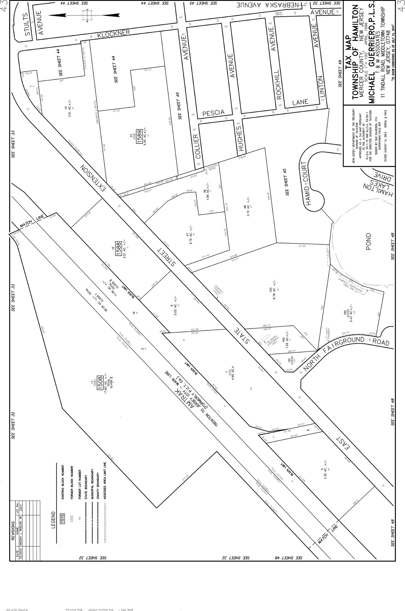 2531 E State Street Ext, Trenton, NJ for sale Plat Map- Image 1 of 1
