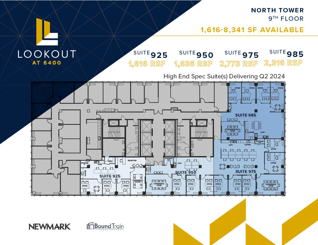 6400 Arlington Blvd, Falls Church, VA for lease Floor Plan- Image 1 of 2