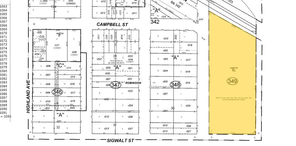 3-31 S Evergreen Ave, Arlington Heights, IL for lease - Plat Map - Image 2 of 12