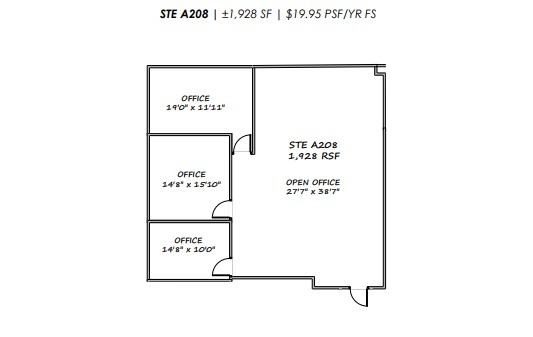 459 N Gilbert Rd, Gilbert, AZ for lease Floor Plan- Image 1 of 1