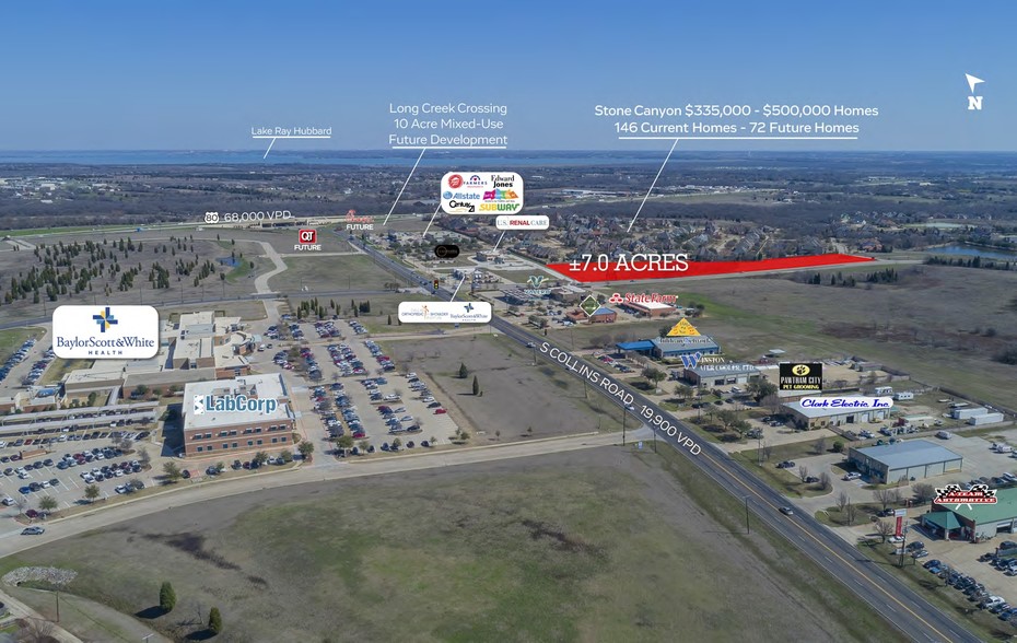 NEQ S Collins Rd, Sunnyvale, TX for sale - Building Photo - Image 1 of 3