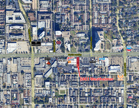 5801 Westheimer Rd, Houston, TX - aerial  map view