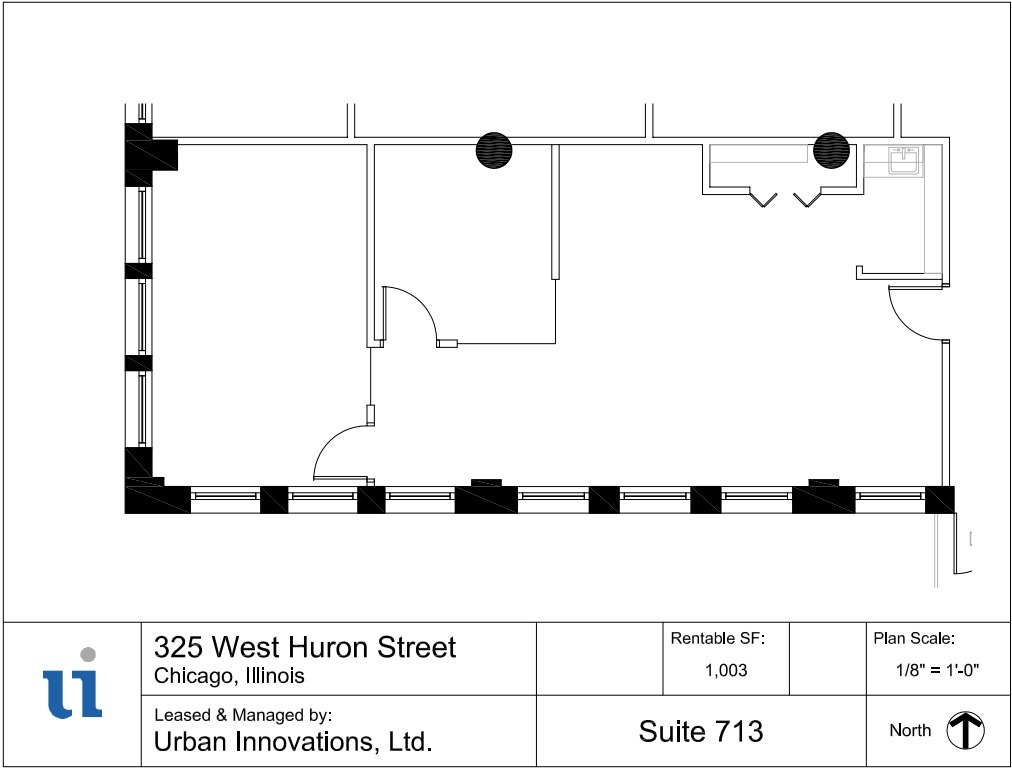 325 W Huron St, Chicago, IL for lease Floor Plan- Image 1 of 1