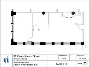 325 W Huron St, Chicago, IL for lease Floor Plan- Image 1 of 1