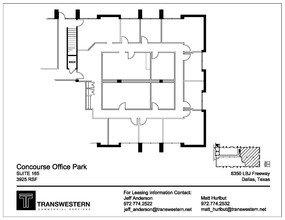 6350 LBJ Fwy, Dallas, TX for lease Floor Plan- Image 2 of 7