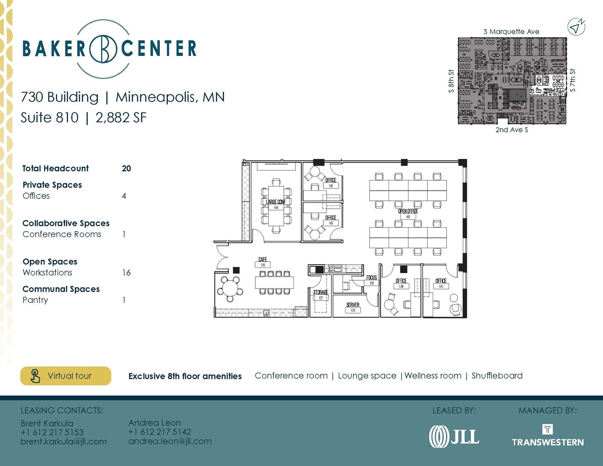 733 Marquette Ave, Minneapolis, MN for lease Floor Plan- Image 1 of 5