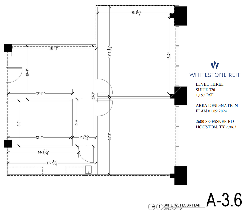 2600 S Gessner Rd, Houston, TX for lease Floor Plan- Image 1 of 1