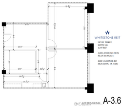 2600 S Gessner Rd, Houston, TX for lease Floor Plan- Image 1 of 1