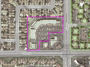 4811-4897 S Rainbow Blvd, Las Vegas, NV - AERIAL  map view