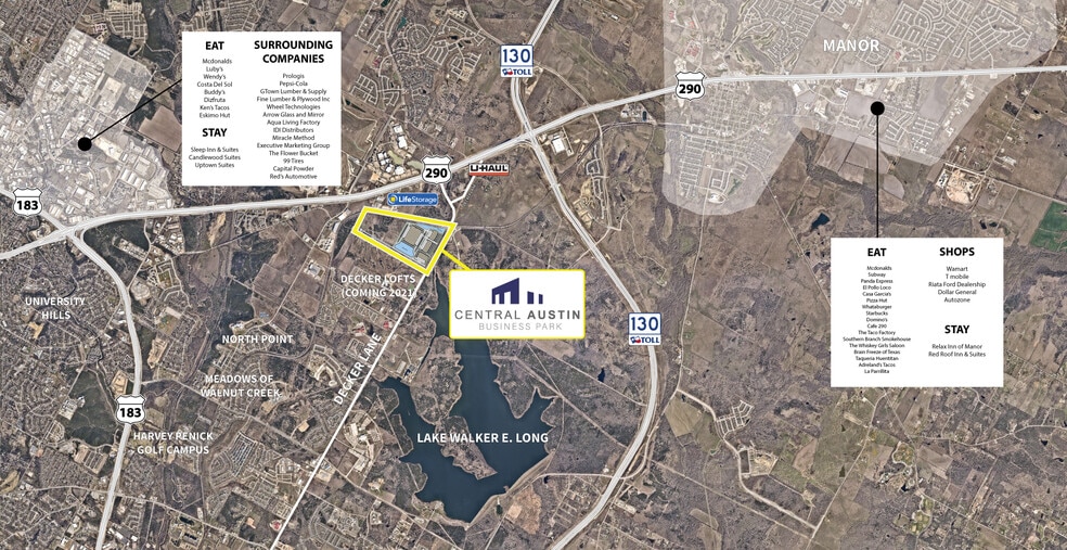 9800 Decker Ln, Austin, TX for lease - Aerial - Image 2 of 12