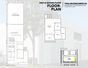 7964 Arjons Dr, San Diego, CA for lease Floor Plan- Image 1 of 1