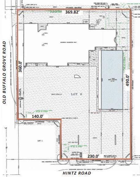 1750 W Hintz Rd, Wheeling, IL for sale - Site Plan - Image 2 of 2