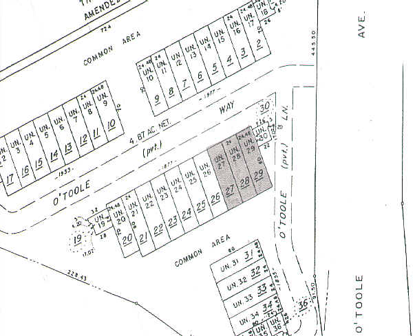 1912-1950 Otoole Way, San Jose, CA for sale - Plat Map - Image 2 of 72