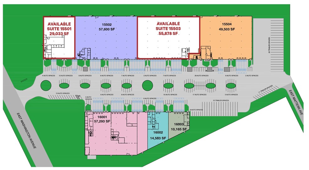 1550 E Washington Ave, Des Moines, IA for lease - Site Plan - Image 2 of 5