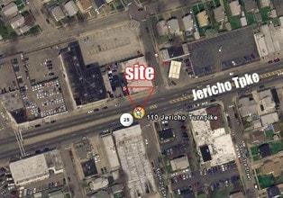 102-114 Jericho Tpke, Floral Park, NY - AERIAL  map view