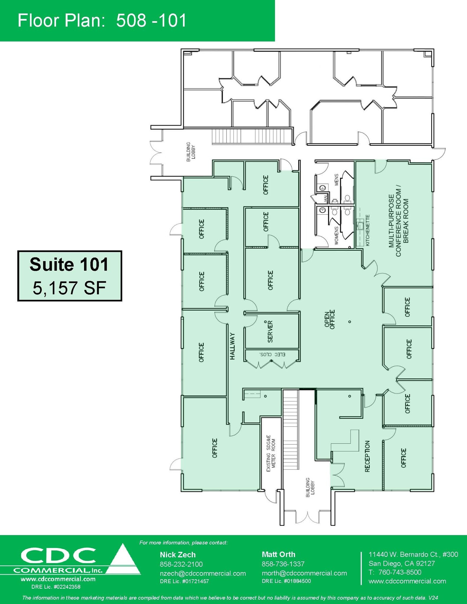 508 W Mission Ave, Escondido, CA for lease Floor Plan- Image 1 of 1