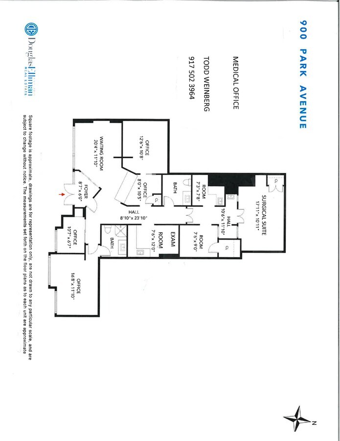 900 Park Ave, New York, NY 10075 - Unit 1C - - Floor Plan - Image 1 of 4